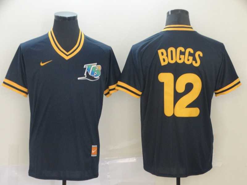 Rays 12 Wade Boggs Navy Throwback Jersey (1),We sell and wholesale Rays 12 Wade Boggs Navy Throwback Jersey (1) on line form chian!